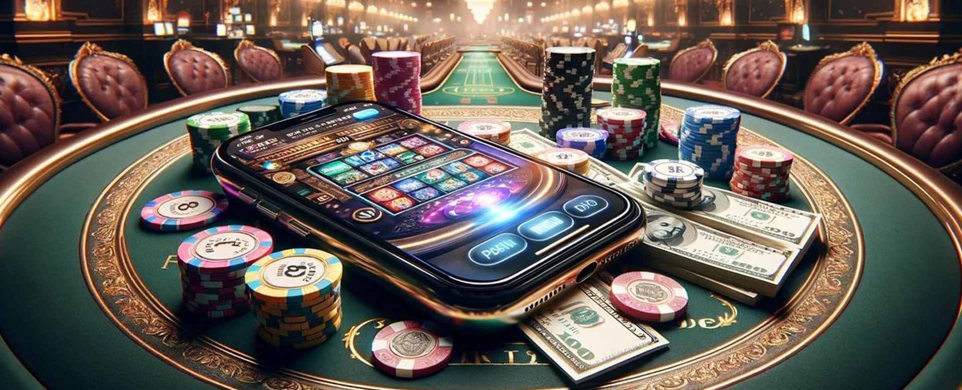 Dynamic background of 1win Senegal online casino and sports betting platform with vibrant graphics
