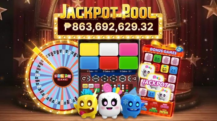 Colorful slot machine reels with winning symbols